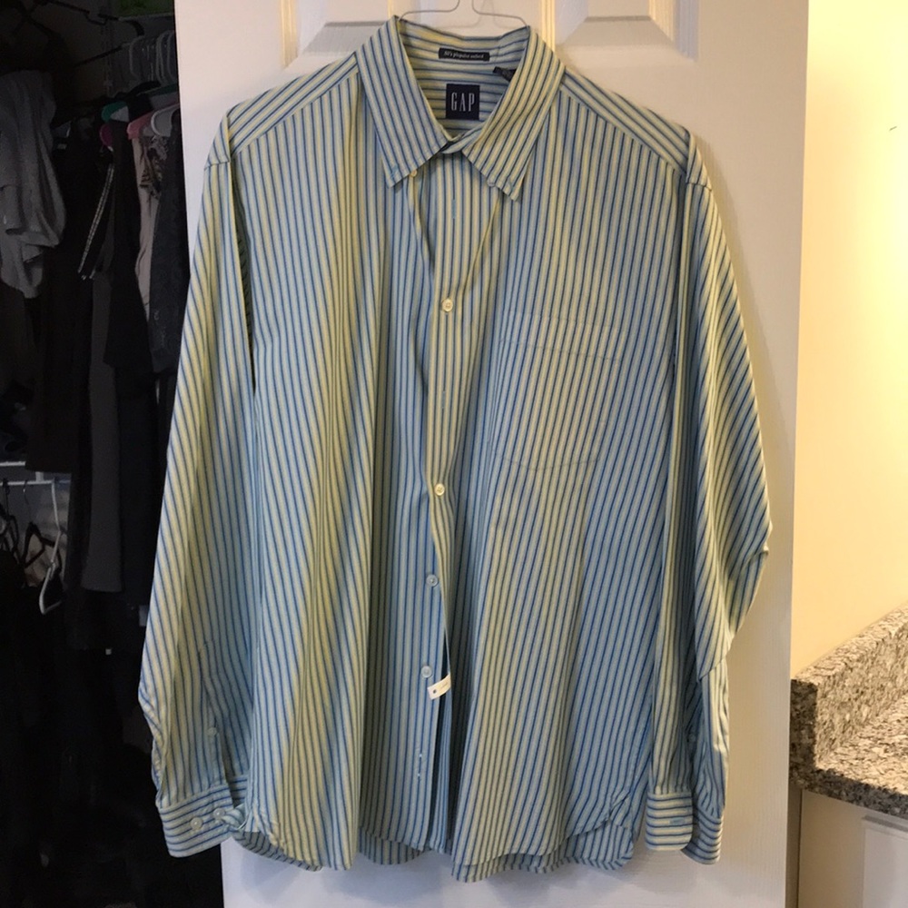 GAP 80s Pinpoint Oxford dress shirt - large